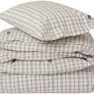 Checked Cotton Poplin Bed Set