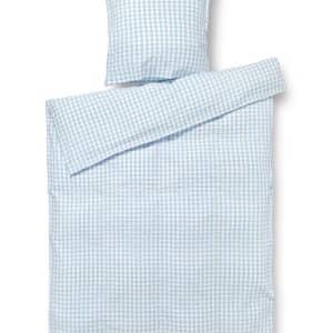 Bæk&Bølge sengetøj - lyseblå/hvid
